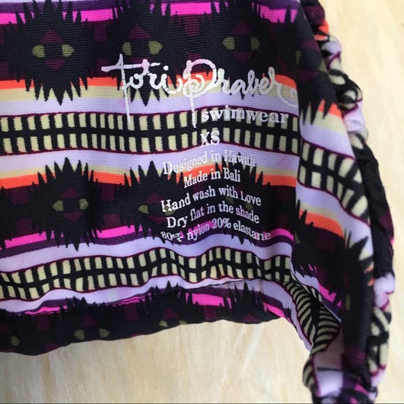 Tori Praver Aztec Patterned Bikini Set Size SM/XS - Picture 5 of 7